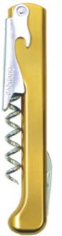 Laser Engraved Custom  Gold Corkscrew - Elongated High Gloss Handle